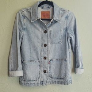 Levis Light Wash Jean Jacket Womens XS
